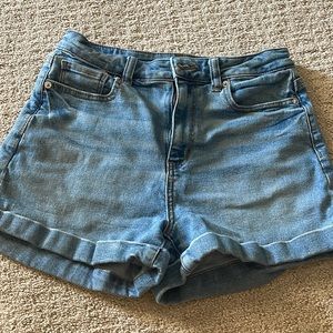 American eagle high waisted mom shorts size 0